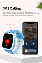 VALDUS 2025 New DF91 Children Smartwatch 8GB Memory WIFI GPS Positioning SOS SIM Card 30W Camera App Store Video Call Kids Watch