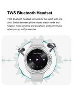 Smart Watch 8 Classic Men HD Display Screen  Bluetooth Call Sports Fitness Waterproof Watch SmartWatch 1.32-inch Android IOS New