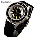 New 50 Fathoms NH35A Automatic Watch for Men Diving Swimming Sandblasting Luminous Bubble Sapphire Glass 200m Waterproof 40mm