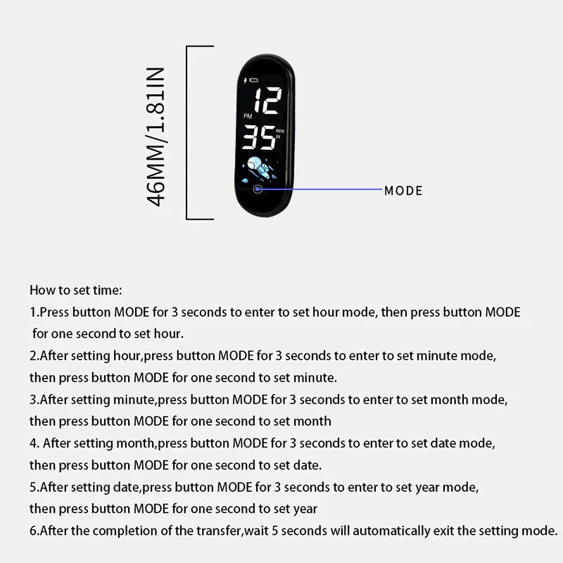 Kawaii Smart Watch For Kids Fashion Outdoor Waterproof Sports Kids' Watches Boy Girls Digital Watches Silicone montre enfant