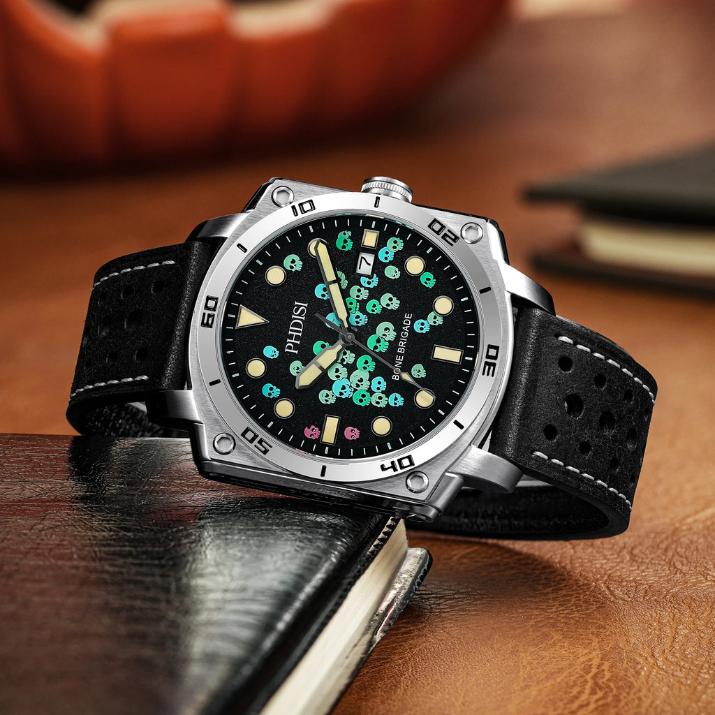 Men's Watch Halloween Theme Sapphire Glass Fully Automatic Movement Luminous Mechanical Watch