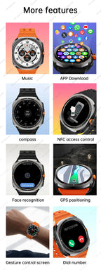 2025 New Smart Watch 4G/5G SIM Full Netcom WiFi NFC GPS  32GB Watches For Man 32GB Storage HD Camera Smartwatch For IOS/Android