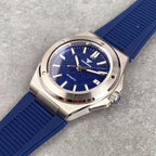 Tandorio 200M Diver 40mm Ice Blue Grid Dial Luminous NH35Automatic Men Watch Sapphire Glass Stainless Steel Bracelet
