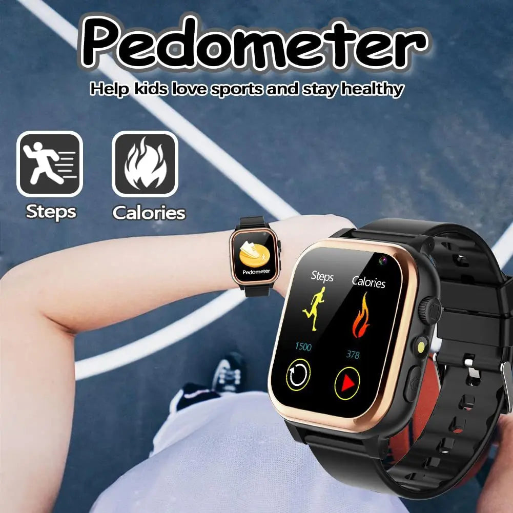 Smart Watch Kids HD Touch Screen Camera Music Player With 16 Puzzle Games Pedometer Calculator Flashlight 12/24hr Kids Watche