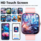 Smart Watch with 1.83-Inch HD Display – Wireless Calling/Dialing, Alarm/Message Notifications, Fitness Tracking, Music Control.