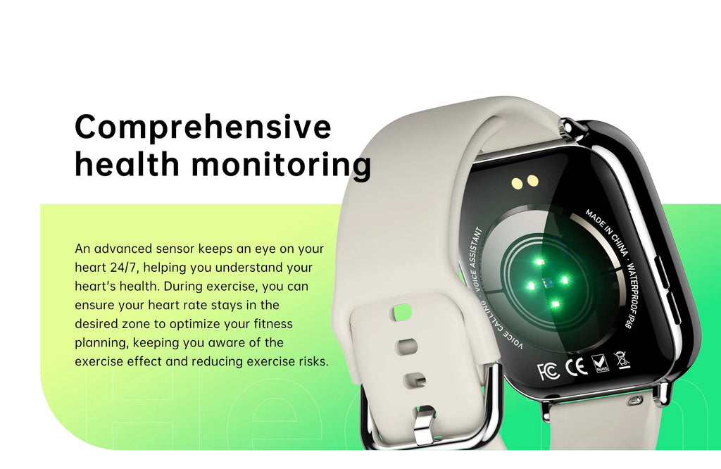 Smart Watch for Men Women 1.91" Large HD Display Waterproof 100+ Sport Modes Fitness Tracker Junior Watches for Android iPhone