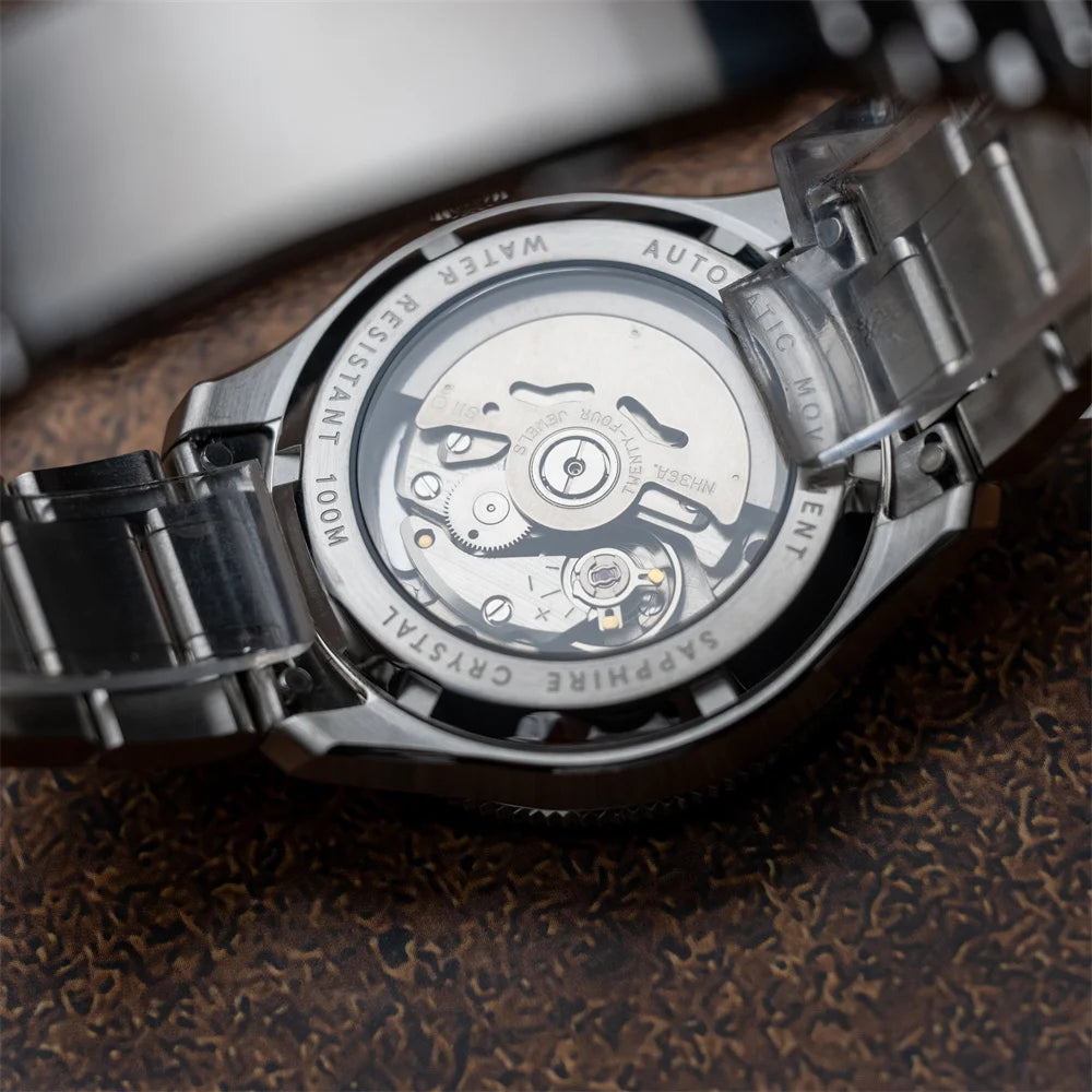 2025 New Proxima PX1737 39MM Stainless Man Mechanical Watch Luxury Sapphire Crystal Automatic Watches NH36 Movement Luminous