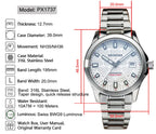 2025 New Proxima PX1737 39MM Stainless Man Mechanical Watch Luxury Sapphire Crystal Automatic Watches NH36 Movement Luminous