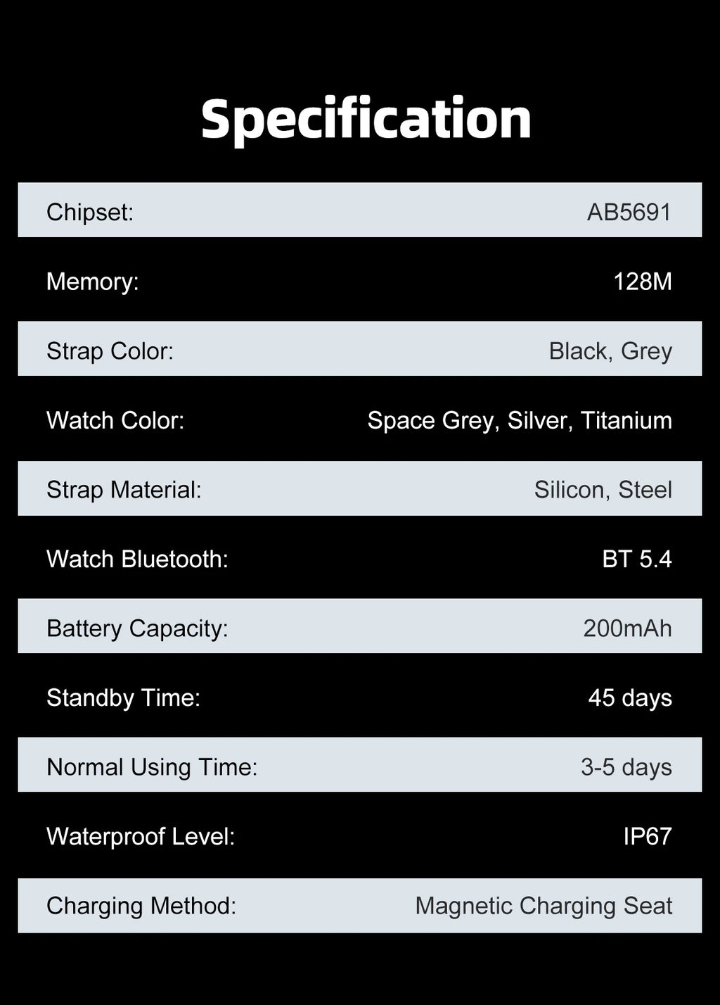 2025 A new smart watch, 1.96-inch sports watch, IP67 waterproof, 110+ sports mode, fitness activity tracker, ultra-thin watch.