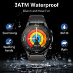 Smart Watch 1.43" AMOLED Screen Bluetooth Call GPS Fitness Tracker 150+ Sport Modes Heart Rate/SpO2 Monitor 450mAh