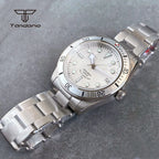 Business 40mm Men's Stainless Steel NH35 Automatic Wristwatch Sapphire Date Dress Mechanical Watches Luminous Self-winding