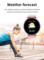 LIGE Smart Watch Women Men Full Touch Screen Bluetooth 5.2 Call Waterproof Watches Sports Fitness Tracker Factory IP67 ZL02 New