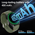 Smart Watch 1.43" AMOLED Screen Bluetooth Call GPS Fitness Tracker 150+ Sport Modes Heart Rate/SpO2 Monitor 450mAh