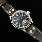 Hruodland 2025 New Men's Mechanical Watch Seagull ST3620 Retro Pilot 43MM Bgw-9 Luminous Sapphire Crystal Turbine Reloj Hombre