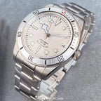 100m Waterproof NH35AA Movement Automatic Men's Watch Mechanical Double Domed Sapphire Rotating Bezel Luminous 316L Bracelet