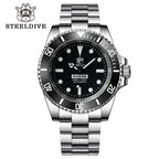 STEELDIVE SD1954 Black Dial 41MM Stainless Steel NH35 Automatic Movement What Ghost Mens 300M Dive Watch Reloj Sapphire Glass