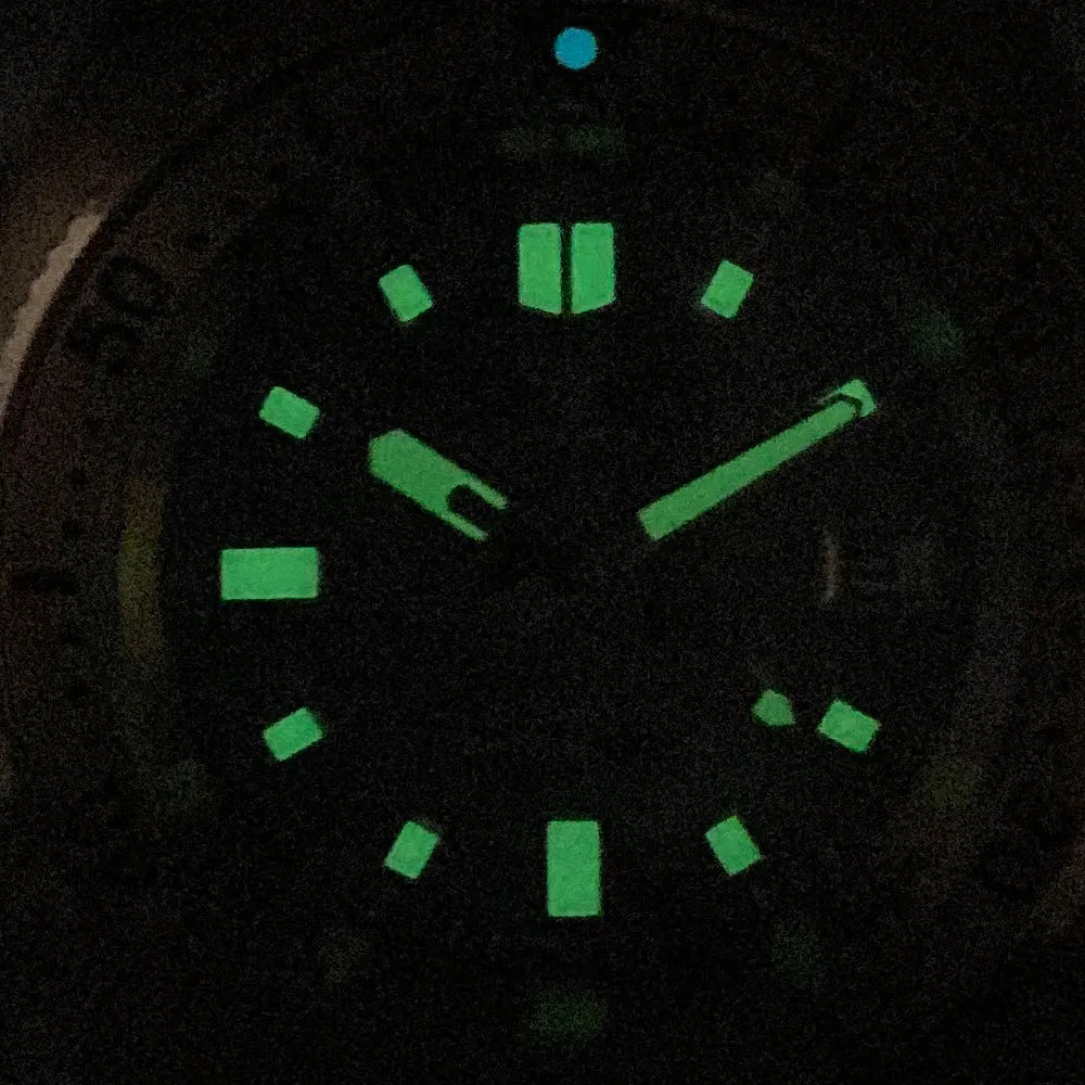 Mother of Pearl Material Black Green Luminous Dial CuSn8 Solid Bronze Turtle Sapphire Glass Diver NH35 Watch 200m Waterproof