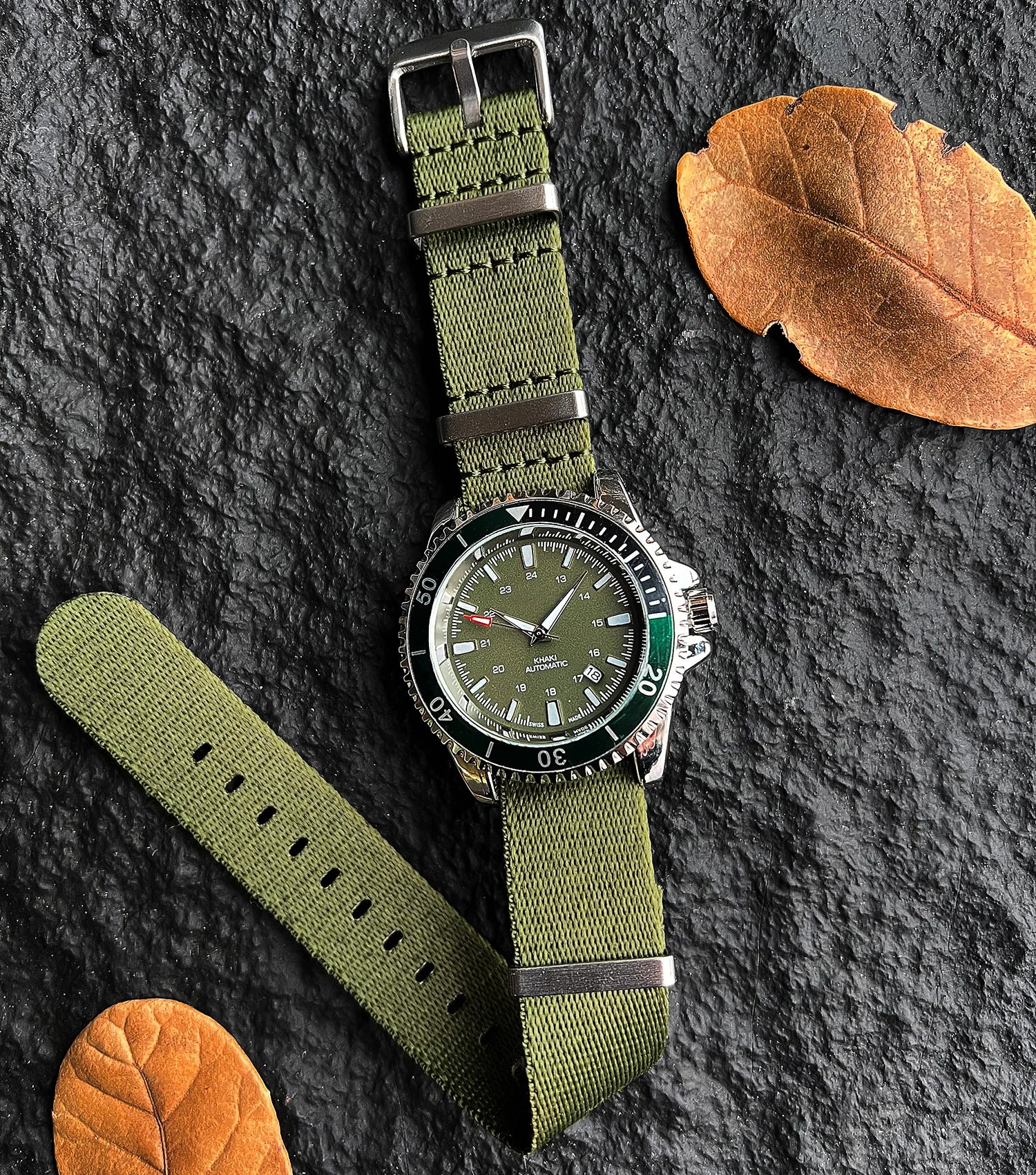 Nylon Watch Band 20mm 22mm Comfortable Watch Straps Loop Military Washable Blet for Men Watchbands