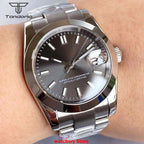 Tandorio Mechanical Watches Mother of Pearl Dial Sapphire Glass NH35 Movement For Datejust Style 200m Waterproof Men's Watches
