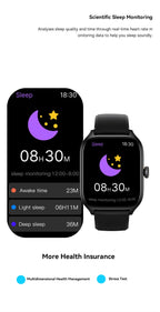 2025 New Smart Watch Men Women Gifts 2.01'' Full Touch Screen Sport Fitness Tracker Smartwatch Men BT Calls Digital smarthwhatch