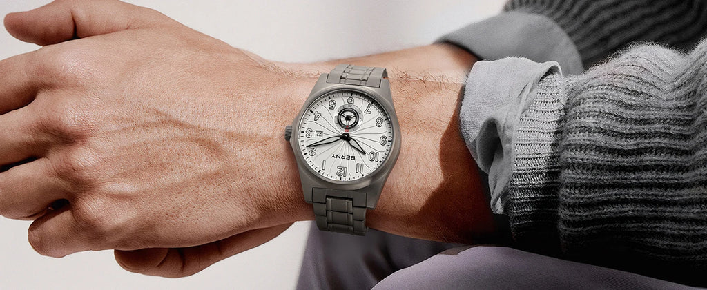 BERNY Full Titanium Automatic Men Watch Super Luminous Mechanical Wristwatch with 10ATM Waterproof Sapphire ST1731 Men Watches