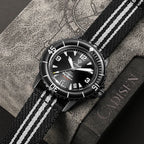 CADISEN Deep Explorer 2025 New Automatic Mechanical Watch Man Canvas Strap Wristwatch MIYOTA  Luxury Luminous Waterproof Watches