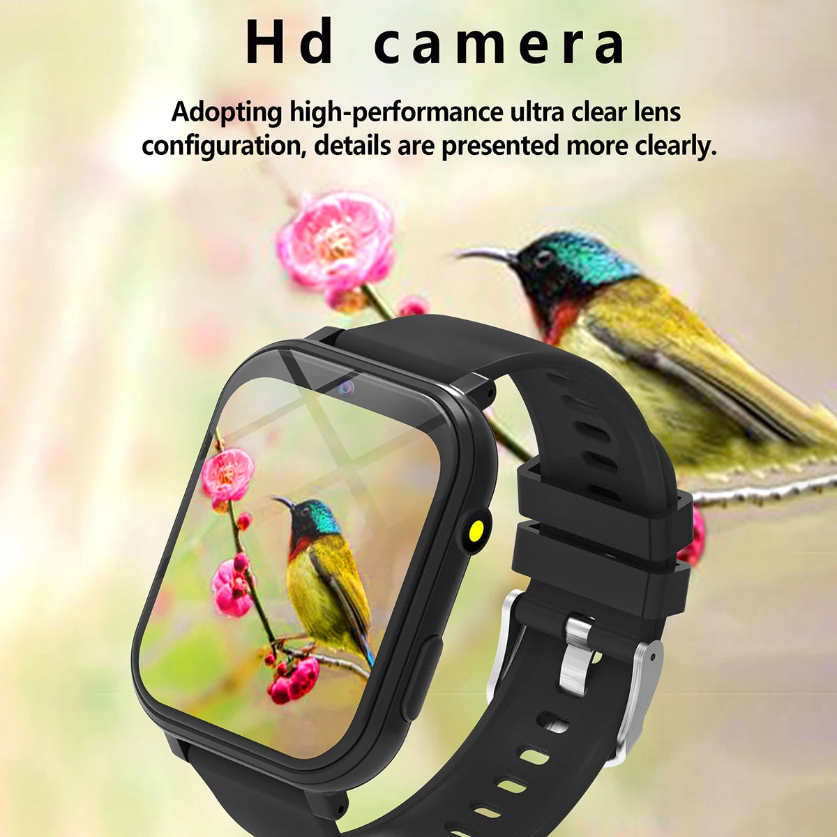Kids Games Smart Watch 18 Games 1.83-inch Display Screen Camera Waterproof Flashlight For Holiday Gift Boy Girl Children Watch