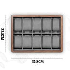 Solid Wood Watch Storage Box Luxury Men Mechanical Wrist Watches Organizer Display Boxes Bracelet Watches Packaging Accessories
