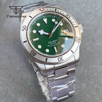 Business 40mm Men's Stainless Steel NH35 Automatic Wristwatch Sapphire Date Dress Mechanical Watches Luminous Self-winding