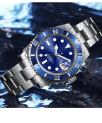 Corgeut Reloj Custom Logo Men's Mechanical Automatic Wristwatch NH35 Movement 40mm Dial 100M Waterproof Sapphire Glass DIY