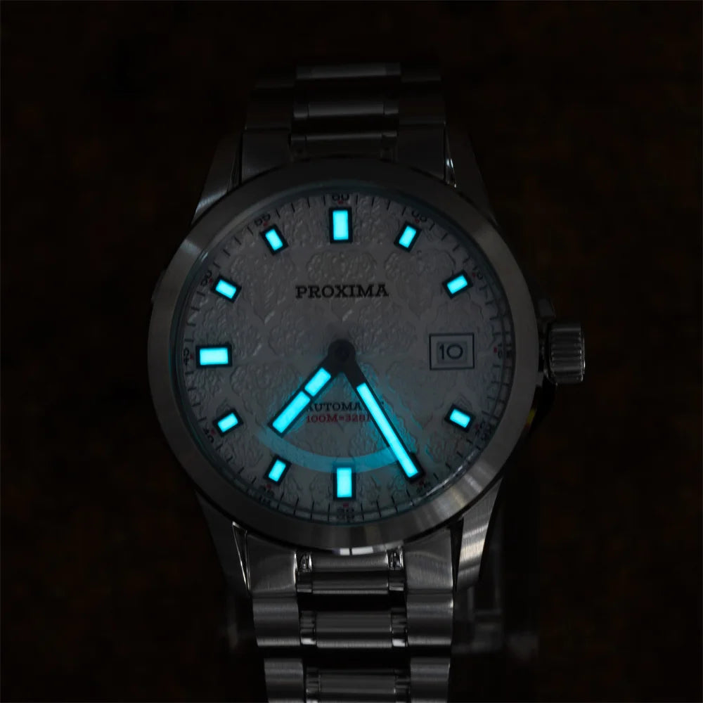 2025 New Proxima PX1737 39MM Stainless Man Mechanical Watch Luxury Sapphire Crystal Automatic Watches NH36 Movement Luminous