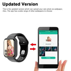 Smart Watch Y68: Color Screen Fitness Tracker w/ Step Count, 12 Sports Modes, Notification Reminder, Camera/Music Remote
