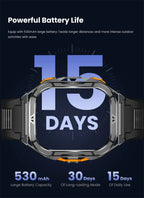 2025 New GPS Smart Watch Men 1.96-inch HD AMOLED Screen Compass Bluetooth Call 5ATM Waterproof Sport Smart Watch for Android iOS