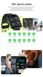 Smart Watch for Men Women 1.91" Large HD Display Waterproof 100+ Sport Modes Fitness Tracker Junior Watches for Android iPhone