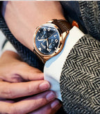 BORMAN BM3851 Mens Automatic Watches Panda 42mm Mechanical Wristwatch Waterproof Luminous Sapphire Miyota 9122 Week Date Month