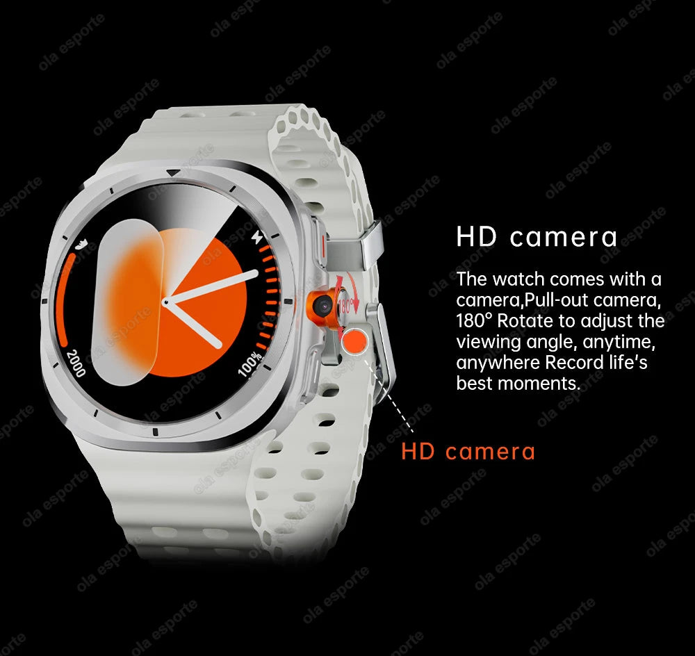 2025 New Smart Watch 4G/5G SIM Full Netcom WiFi NFC GPS  32GB Watches For Man 32GB Storage HD Camera Smartwatch For IOS/Android