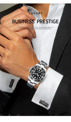 Corgeut Reloj Custom Logo Men's Mechanical Automatic Wristwatch NH35 Movement 40mm Dial 100M Waterproof Sapphire Glass DIY