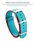 Nylon Watch Band 20mm 22mm Comfortable Watch Straps Loop Military Washable Blet for Men Watchbands