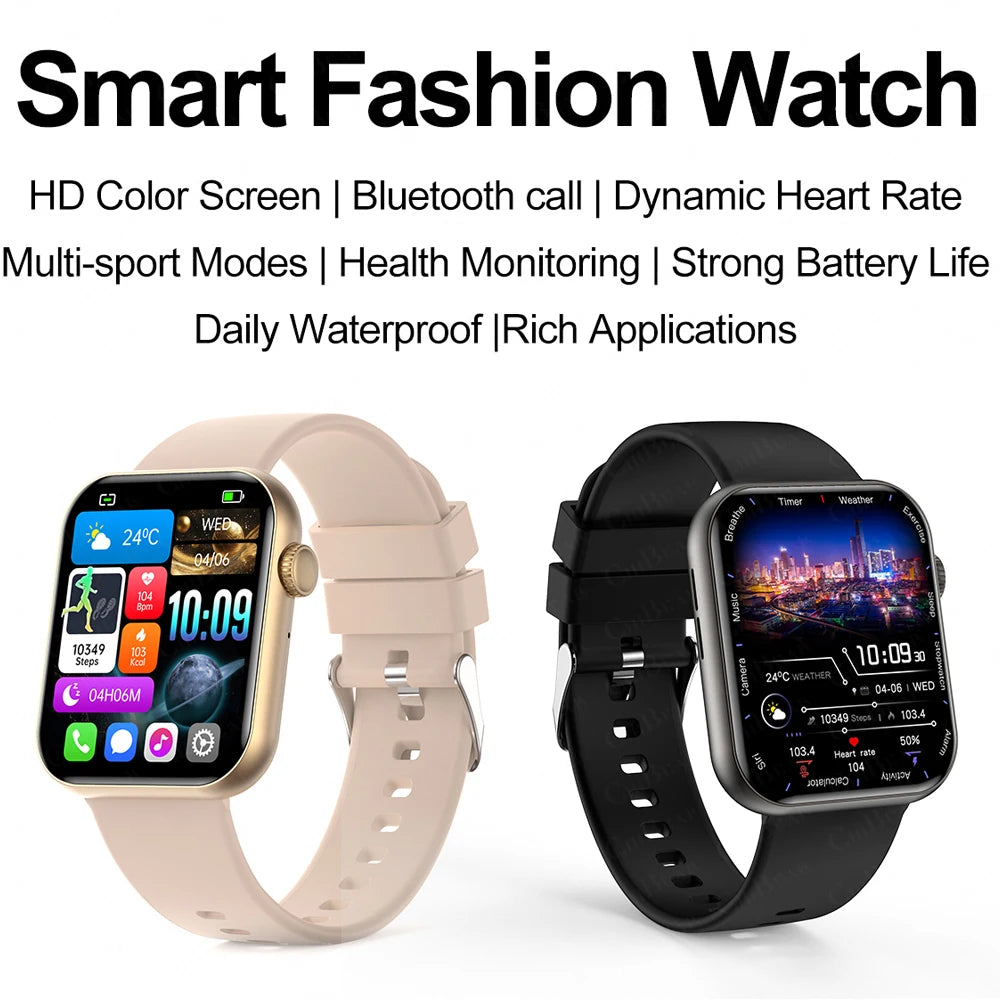 2025 New Smartwatch Men Android IOS Phone 1.9"HD Screen Bluetooth Call Heart Rate Monitoring Sports Waterproof Smart Watch Women