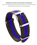 Nylon Watch Band 20mm 22mm Comfortable Watch Straps Loop Military Washable Blet for Men Watchbands