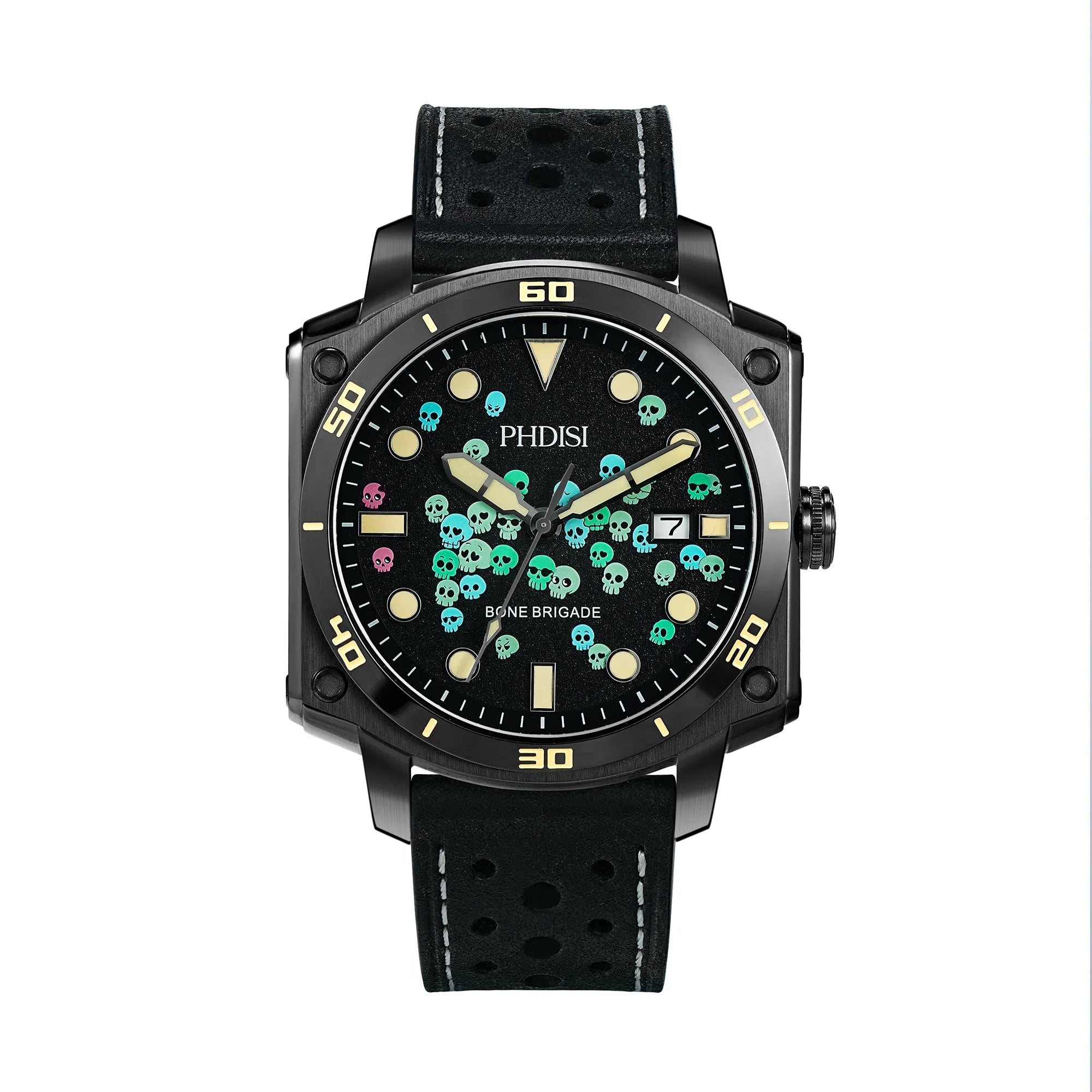 Men's Watch Halloween Theme Sapphire Glass Fully Automatic Movement Luminous Mechanical Watch