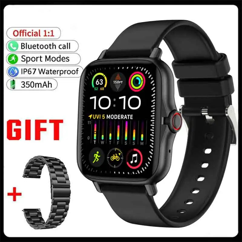 2024 Smart Watch For Men Women Gift Full Touch Screen Sports Fitness Watches Bluetooth Calls Digital Smartwatch Wristwatch
