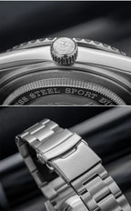 ADDIESDIVE Luxury Men's Analog Watch BGW9 Luminous Ceramic Bezel Bubble Mirror Glass Diver's Watch 200m Quartz Watches AD2068