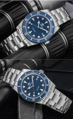 ADDIESDIVE Luxury Men's Analog Watch BGW9 Luminous Ceramic Bezel Bubble Mirror Glass Diver's Watch 200m Quartz Watches AD2068