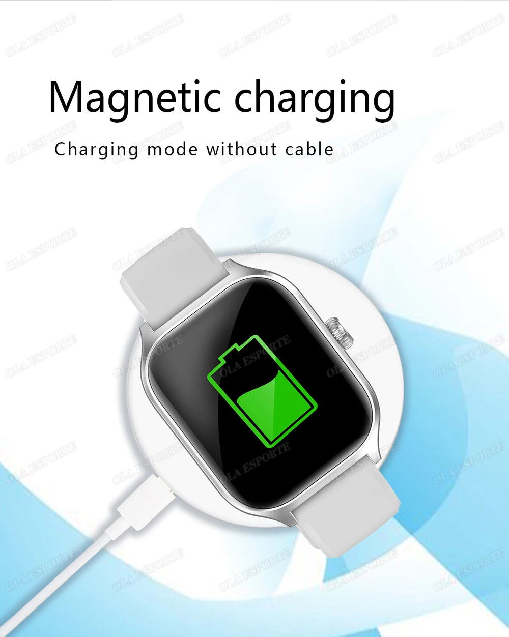 Smart Watch For Android IOS Watches 1.83inch HD Display Bluetooth Call Message Alert Music Sports Mode Smartwatch Men Women Gift