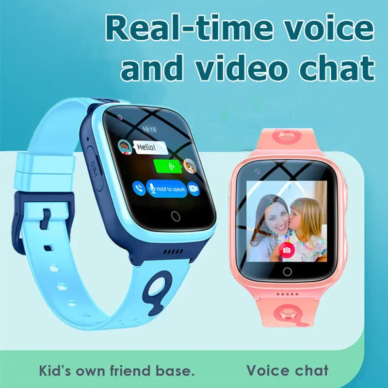 Xiaomi Mijia Kids Smartwatch Video Call SOS GPS Tracker Remote Monitor 1000mAh Calculator Baby Smart Watch Phone for Children