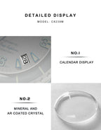 CADISEN Deep Explorer 2025 New Automatic Mechanical Watch Man Canvas Strap Wristwatch MIYOTA  Luxury Luminous Waterproof Watches