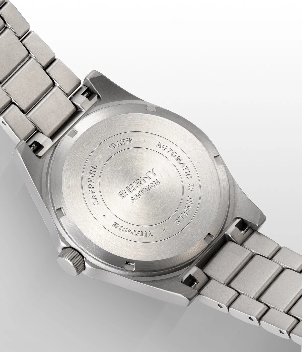 BERNY Full Titanium Automatic Men Watch Super Luminous Mechanical Wristwatch with 10ATM Waterproof Sapphire ST1731 Men Watches