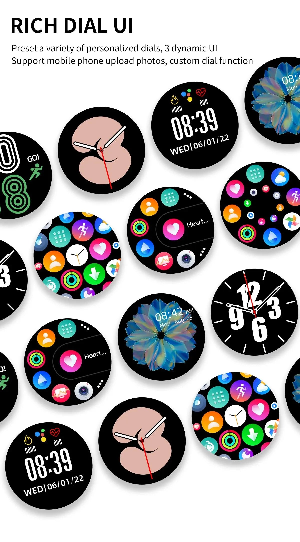 LIGE New Smart Watch 2025 Wireless Charging Smartwatch Bluetooth Calls Watches Men Women Fitness Bracelet Custom Watch Face +Box