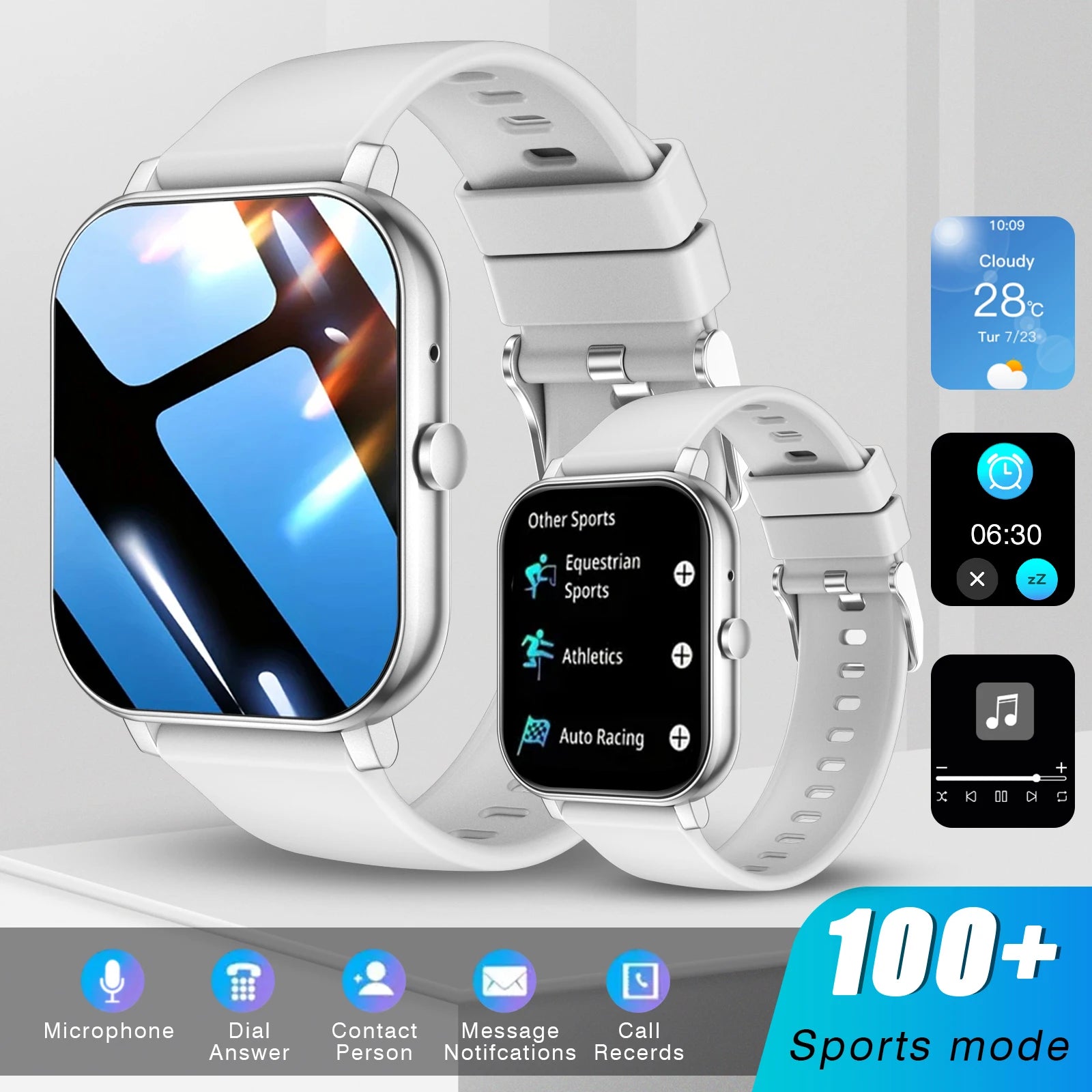 Smart Watch Multi-functional sports smart watch ,Wireless Calling, Personalized the Watch Faces,Music control